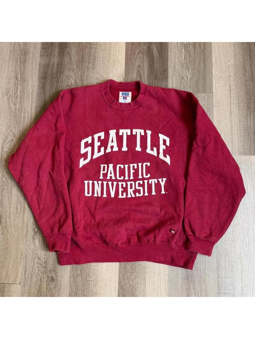 Vintage 90s Seattle Pacific University Crewneck Sweatshirt sz XXL - Picture 1 of 7